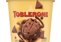 Toblerone Chocolate and Nougat Ice Cream