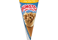 Drumstick sweet salty caramel ice cream cone