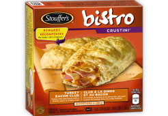 STOUFFER'S BISTRO Crustini Turkey Bacon Club, 2x portions de 128 grammes.