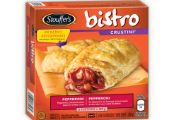 STOUFFER'S BISTRO Crustini Pepperoni, 256 grammes.