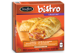 STOUFFER'S BISTRO Crustini Turkey Bacon Club, 2x 128 gram portions. 