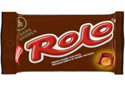 ROLO, 4 x 52 g. Four delicious rolls of chocolate filled with smooth caramel.